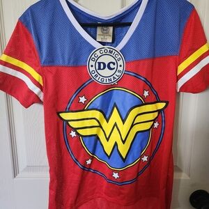 DC Comics Originals Red and Blue Wonder Woman Mesh JERSEY